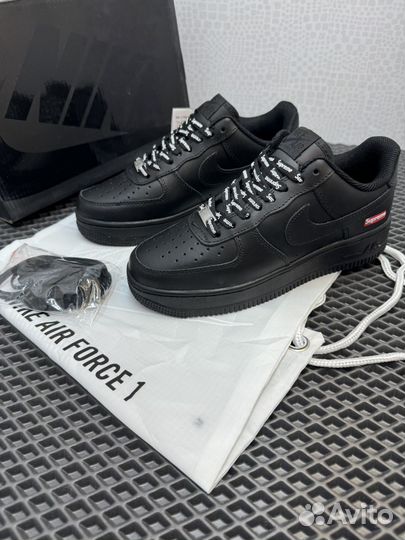 Кроссовки Nike Air Force 1 Low x Supreme black
