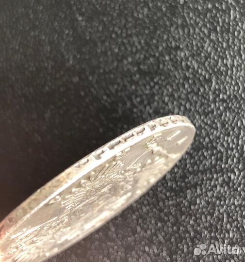 Серебряный рубль 1737 года