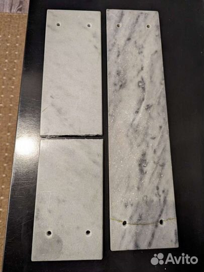 Накладки для полочки зик мрамор с дефектом