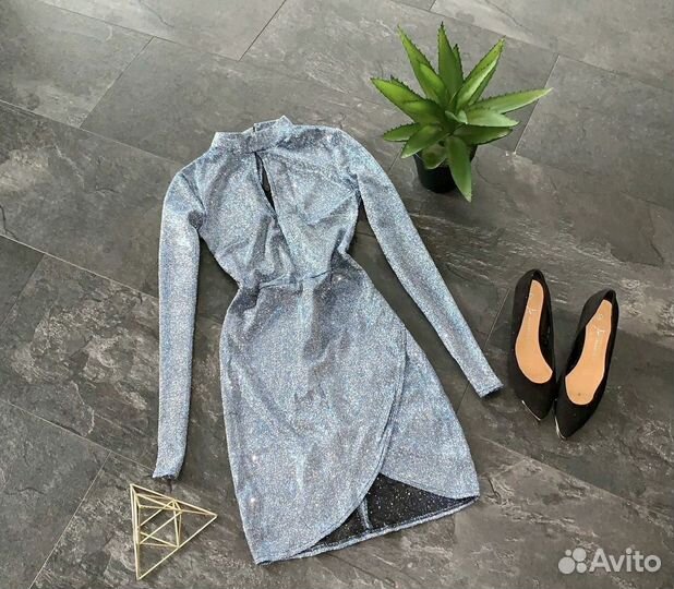 Вечернее платье на выпускной хамелеон блестящее