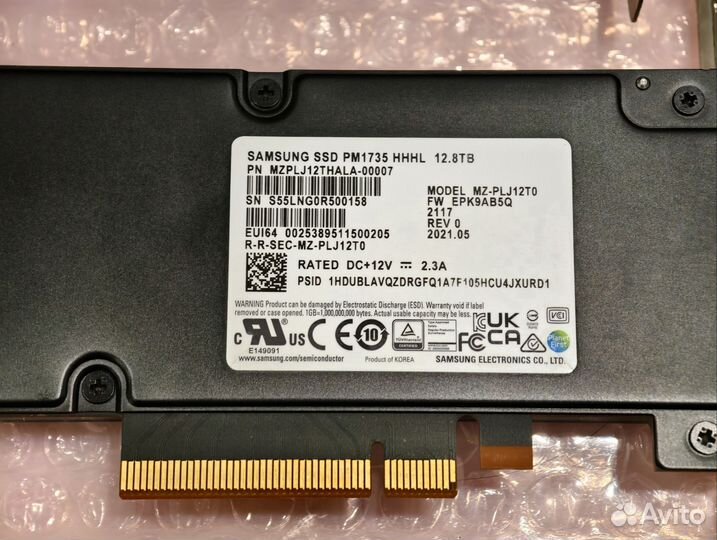 Ssd Samsung pm1735 12.8t hhhl aic