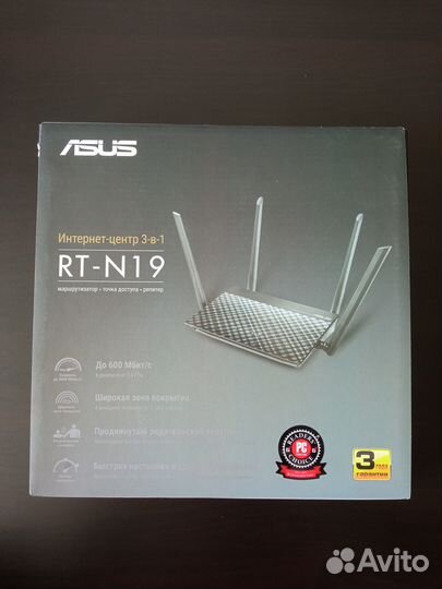 Wi-Fi роутер asus RT-N19