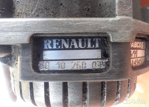 Кран главный тормозной Renault Premium 5010260033