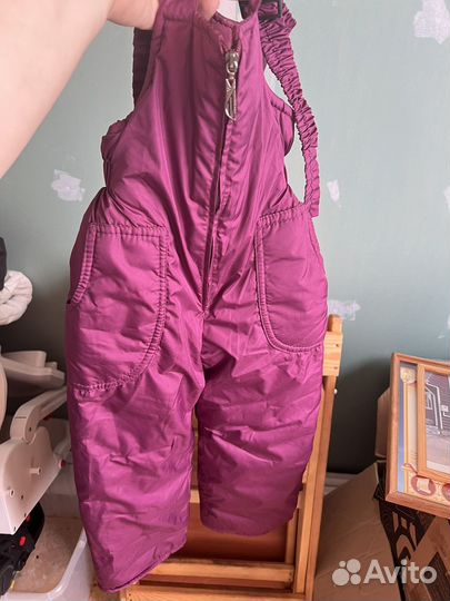 Полукомбинезон зимний на девочку 110