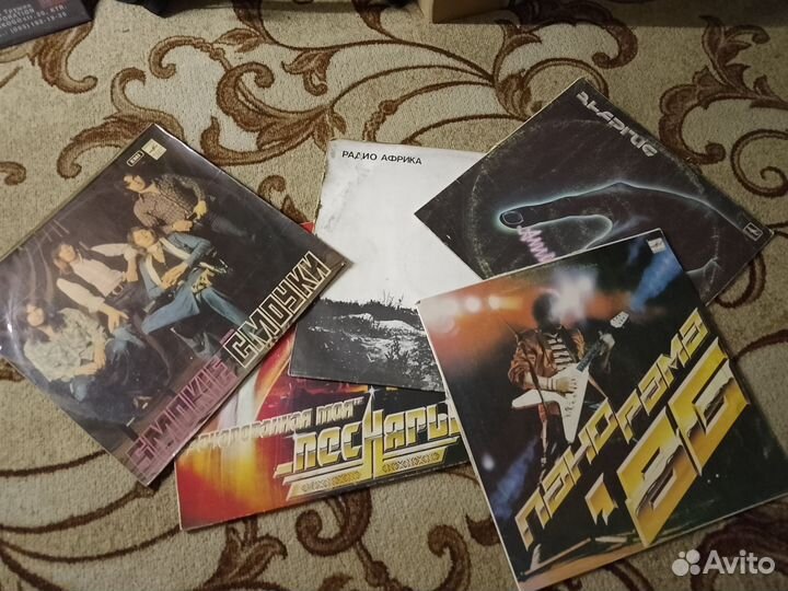 Виниловые пластинки рок