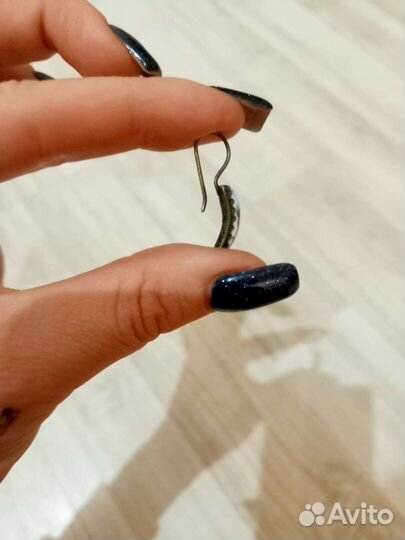 Серьги финифть,винтаж