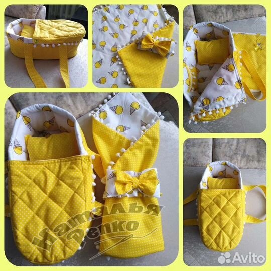 Люлька-переноска для кукол. Ручная работа