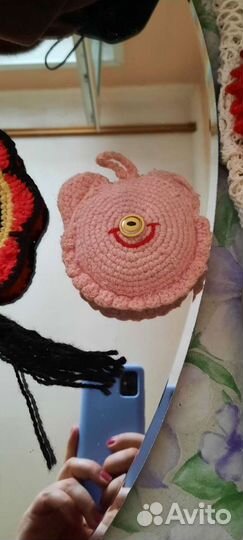 Салфетки ручной вязки вышивка