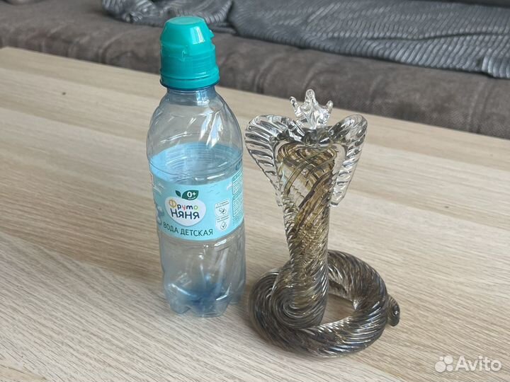 Хрустальная винтажная статуэтка