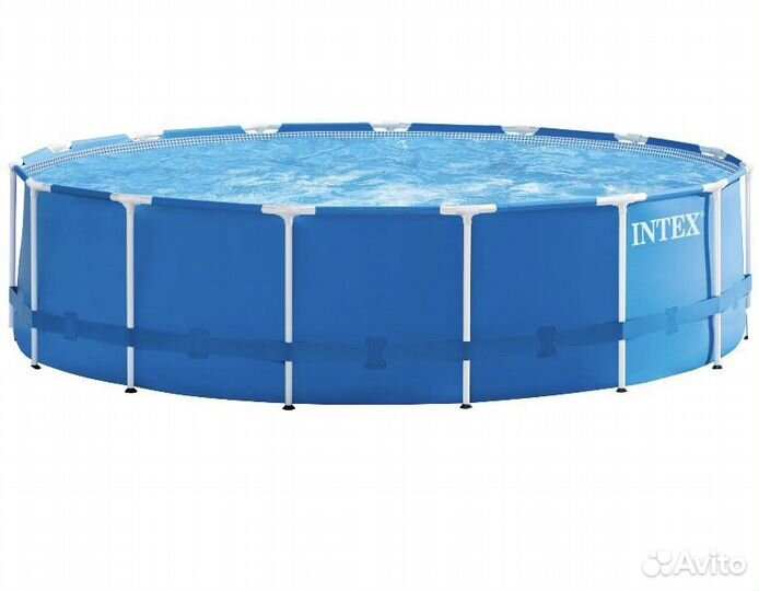 Бассейн каркасный Intex 457x122 см с аксессуарами