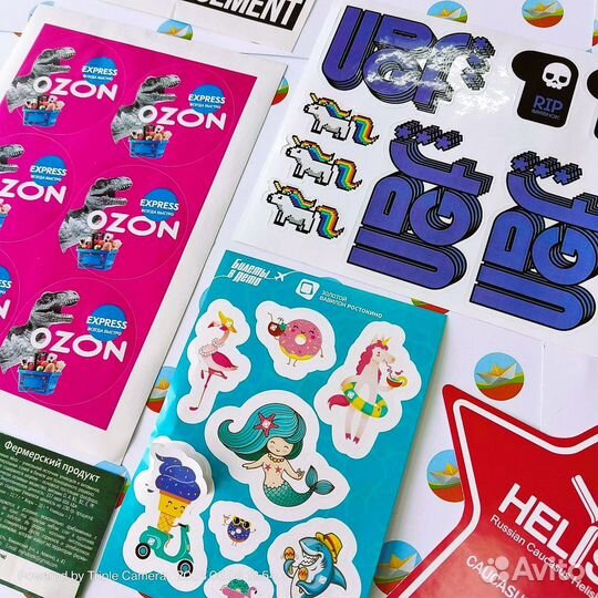 Наклейки на заказ. Печать наклеек