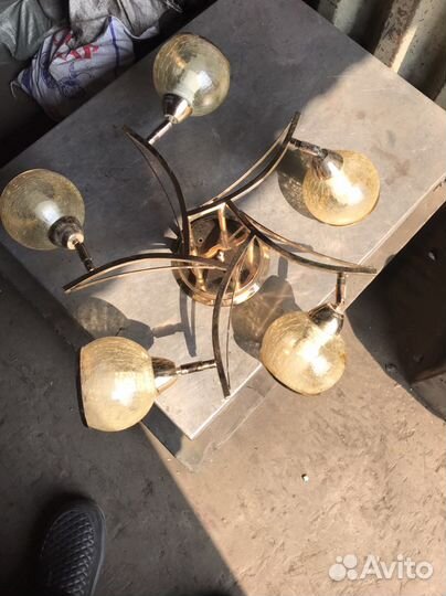 Люстра потолочная бу