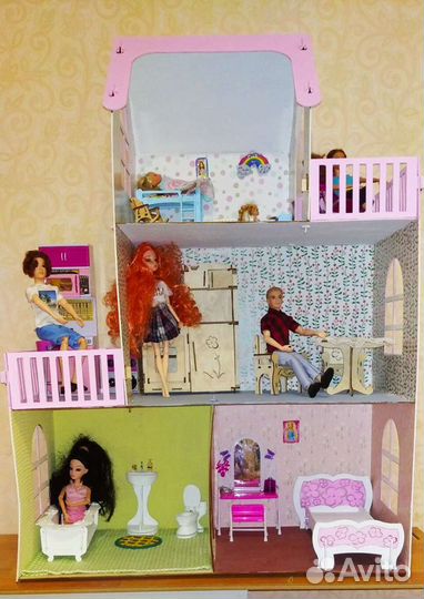 Домик кукольный для Барби