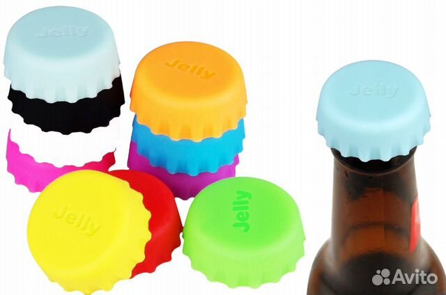 Крышки силиконовые для бутылок