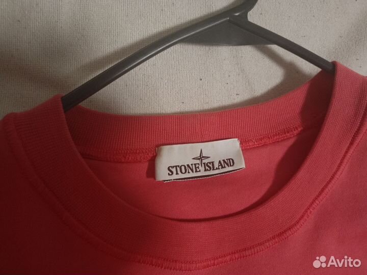 Свитшот stone island розовый