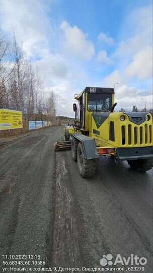 Услуги автогрейдера аренда грейдера