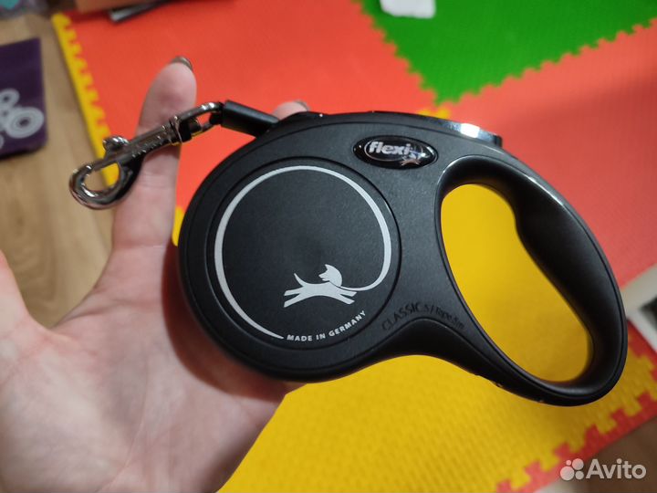 Шлейка для маленькой собаки и поводок рулетка