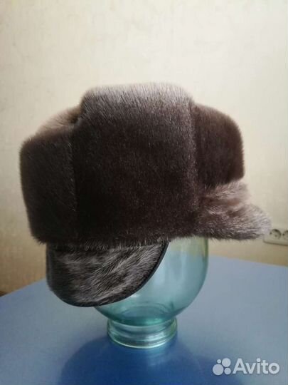 Меховая мужская кепка из нерпы