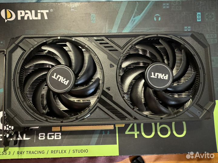 Видеокарта palit rtx 4060 dual OC 8 gb