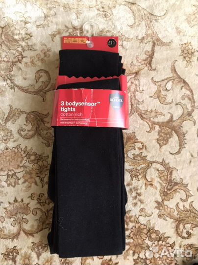 2 шт. Колготы школьные для девочки 152 см, M&S