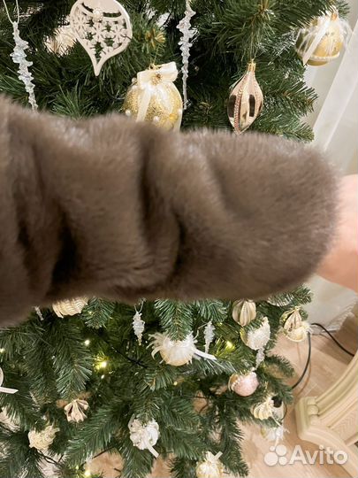 Шуба норковая 42 44 поперечка