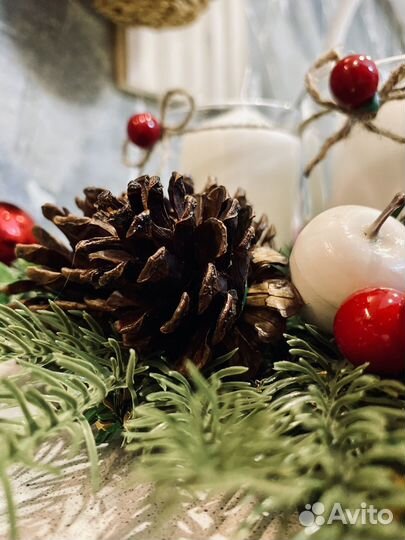 Свеча в оформлении