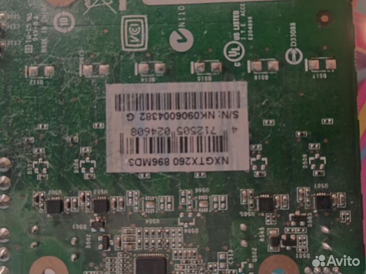 Видеокарта geforce GTX260