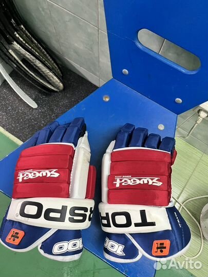 Краги хоккейные размер 14 Torspo