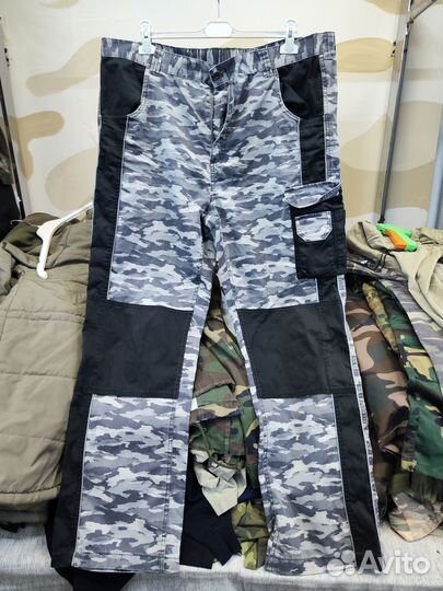 Брюки камуфляж милитари