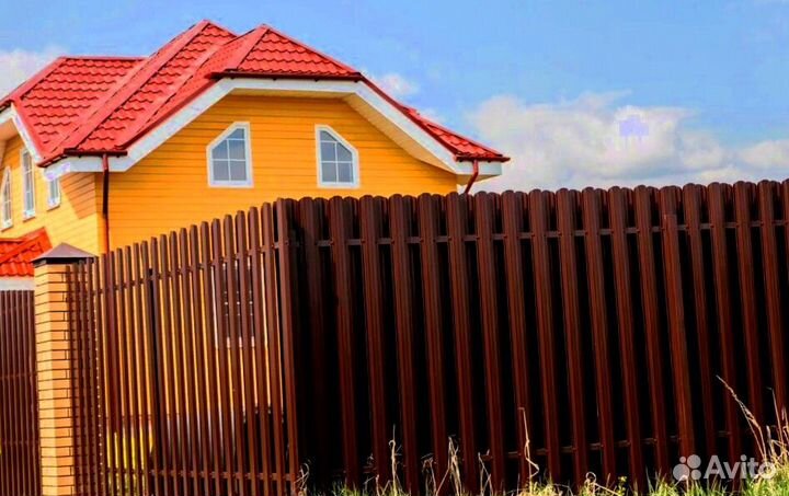 Забор металлический замер бесплатно цена