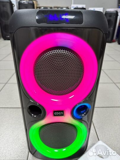 Блютуз колонка Eden мощный звук караоке