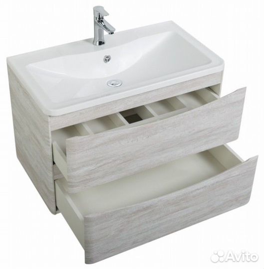Тумба с раковиной BelBagno Acqua 90 Rovere Vintage Bianco