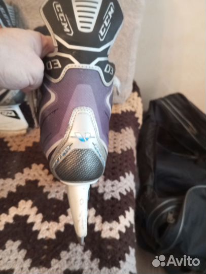 Коньки хоккейные ссм 42.5 размер