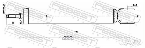 Амортизатор задний hyundai I30/I30CW 09 (czech