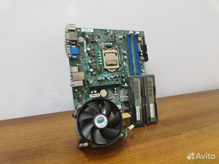 Материнская плата 1155+i5-3570+16Gb+Кулер
