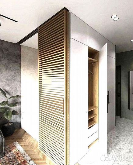 Межкомнатные перегородки из реек