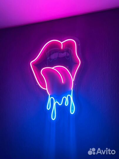 Неоновая надпись неоновая вывеска под заказ