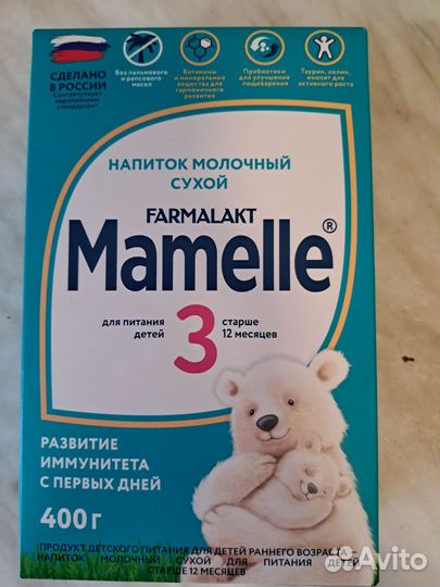 Смесь молочный напиток 12+ мамелле