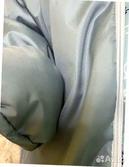 Конверт кокон на овчине утепленный (серый)