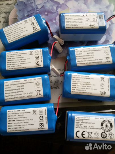 Аккумуляторы для робота пылесоса