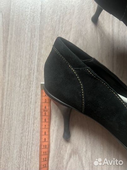 Туфли alba 39-40 натуральные замша и кожа