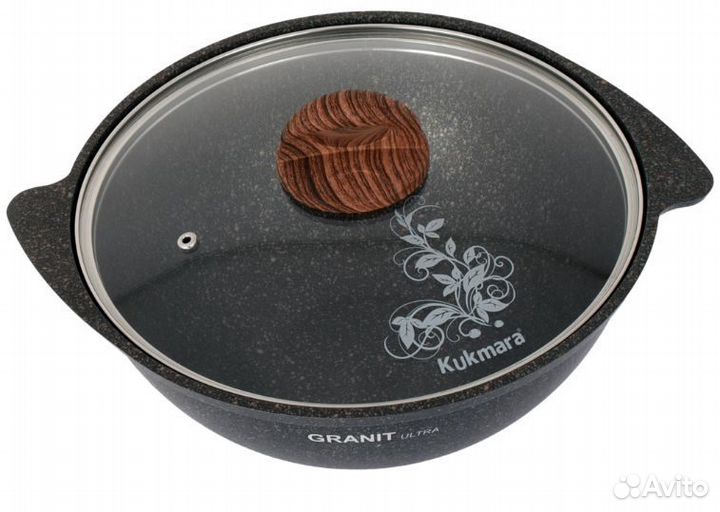 Казан для плова 3,5л. Granit ultra тм Kukmara