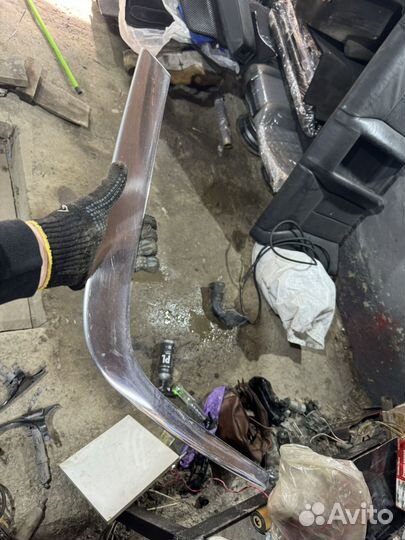 Молдинг на передний бампер w 210