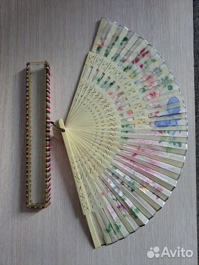 Веер Коллекционый Китай 1950 г