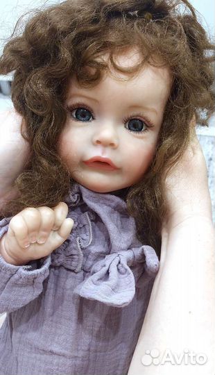 Кукла реборн силиконовая девочка