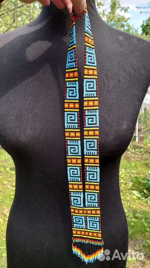 Гердан из бисера