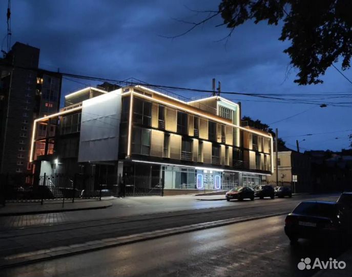 Контурное освещение дома