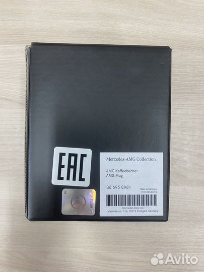 Кружка Mercedes-AMG Mug, Matt Black