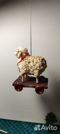 Ватные елочные игрушки