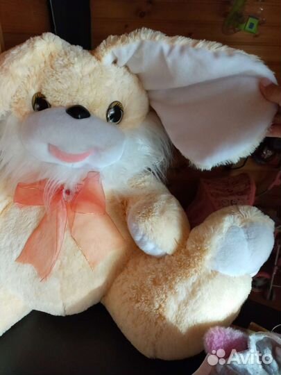 Мягкая игрушка заяц